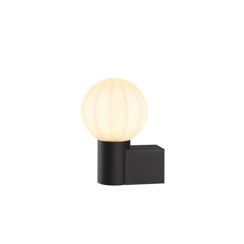 Lampă de perete VARYT rotundă 1x max. 6W E14 negru