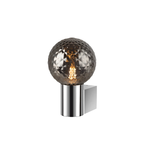 Lampă de perete VARYT rotundă 1x max. 6W E14 crom