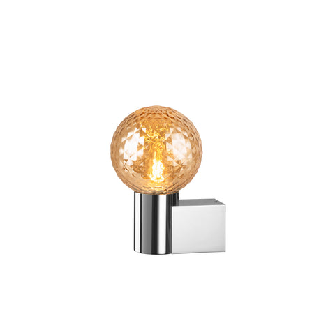 Lampă de perete VARYT rotundă 1x max. 6W E14 crom