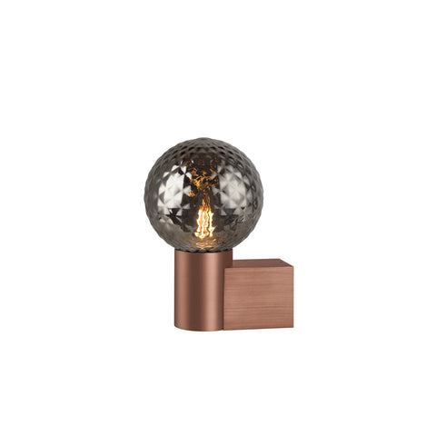 Lampă de perete VARYT rotundă 1x max. 6W E14 cupru