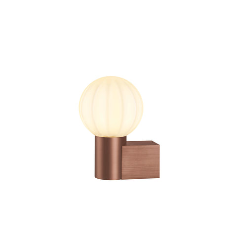 Lampă de perete VARYT rotundă 1x max. 6W E14 cupru