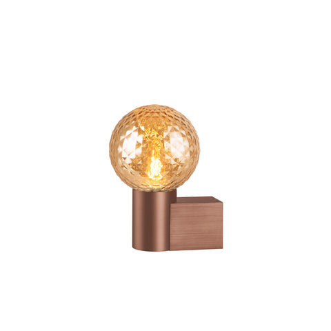 Lampă de perete VARYT rotundă 1x max. 6W E14 cupru