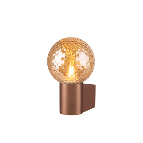 Lampă de perete VARYT rotundă 1x max. 6W E14 cupru