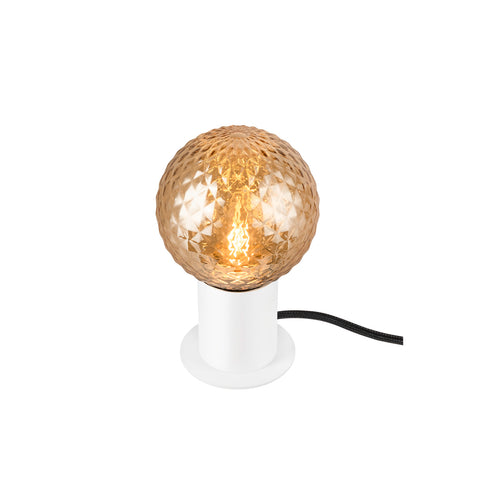 VARYT Lampă de masă rotundă 1x max. 6W E14 alb