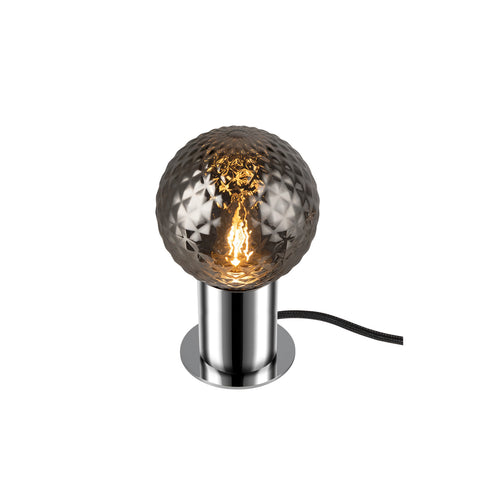 VARYT Lampă de masă rotundă 1x max. 6W E14 crom