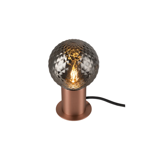 VARYT Lampă de masă rotundă 1x max. 6W E14 cupru