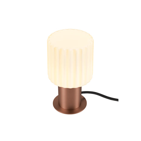 VARYT Lampă de masă rotundă 1x max. 6W E14 cupru
