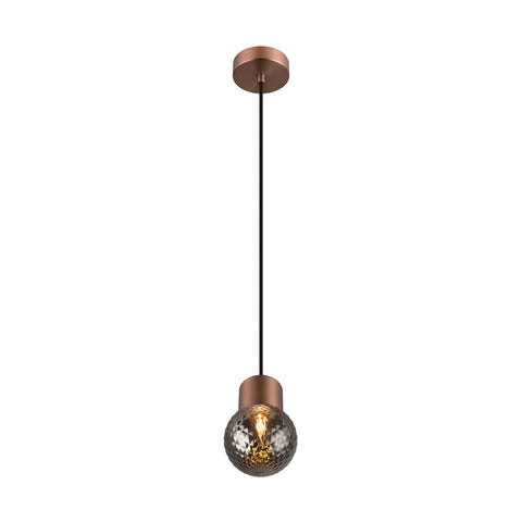 VARYT pandantiv E14 lungime 150cm max. 1x6W cupru