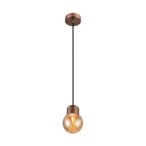 VARYT pandantiv E14 lungime 150cm max. 1x6W cupru
