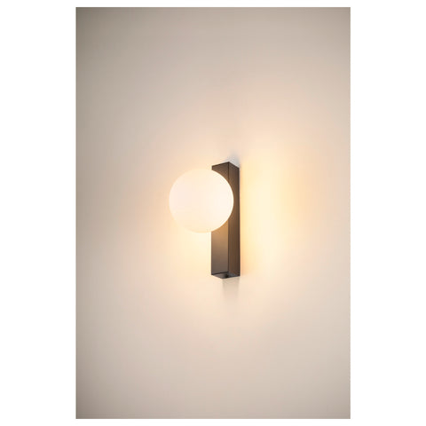 SUN lampa de perete pătrat 1x max. 40W LED G9 PHASE negru