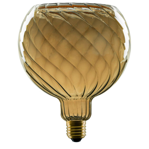 Glob plutitor LED 150 rasucit gri fum E27 FAZ 6W 1,9K