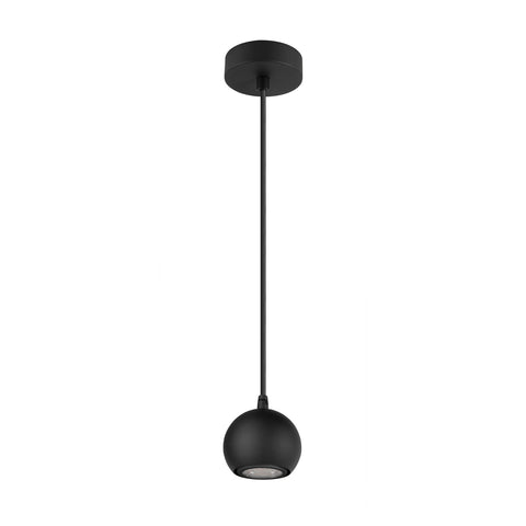 Lampă suspendată LIGHT EYE90 GU10 1x max. 6W negru mat