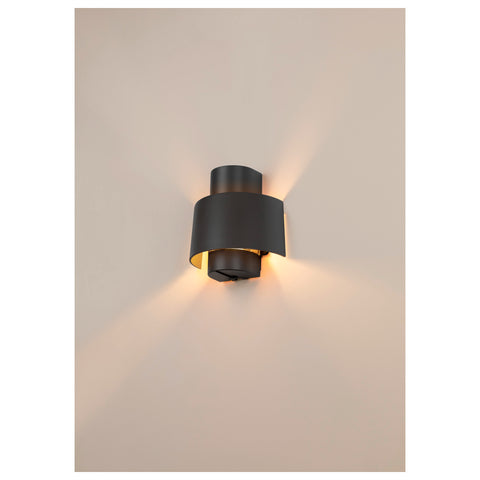 Lampă de perete PHOTONI CYL 1x max. 13W E27 negru