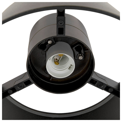Plafoniera PHOTONI CYL 1x max. 13W E27 negru