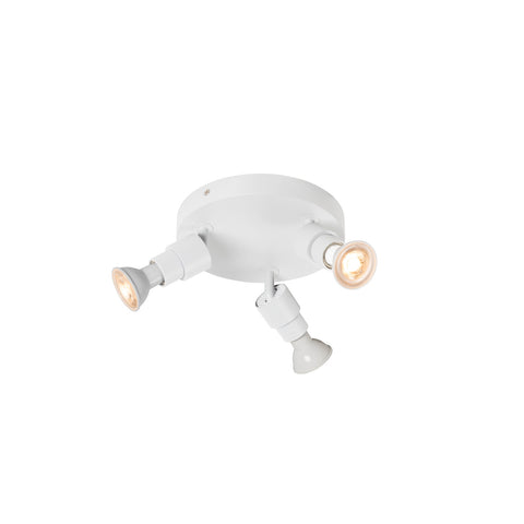 PURI 2.0 Basic rotund 3 x max. 6W GU10 alb