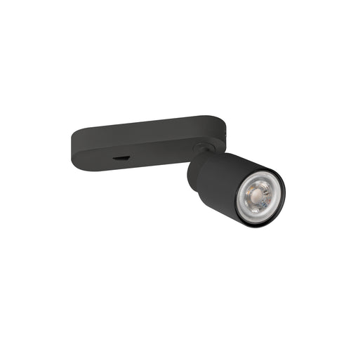 PURI 2.0 Tub dreptunghiular max. 1x 6W GU10 negru