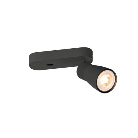 PURI 2.0 Dom dreptunghiular max. 1x 6W GU10 negru