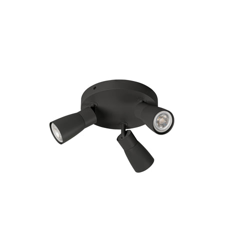 PURI 2.0 Dom rotund max. 3x 6W GU10 negru