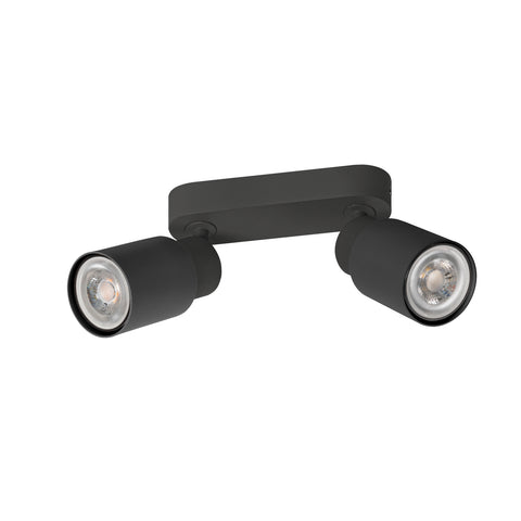 PURI 2.0 Tub lung max 2x 6W GU10 negru