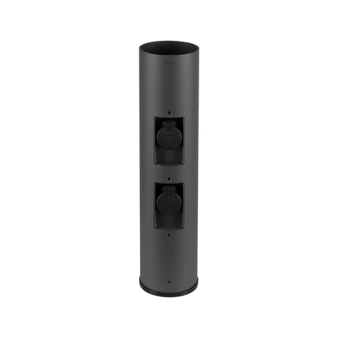 M-POL 60 Pole Poller două prize antracit 534cm