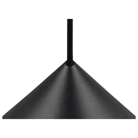 Lampa suspendata MAGICO 38 E27 1x max. 10W negru mat