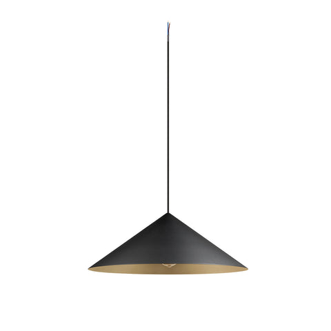 Lampa suspendata MAGICO 55 E27 1x max. 10W negru mat / auriu