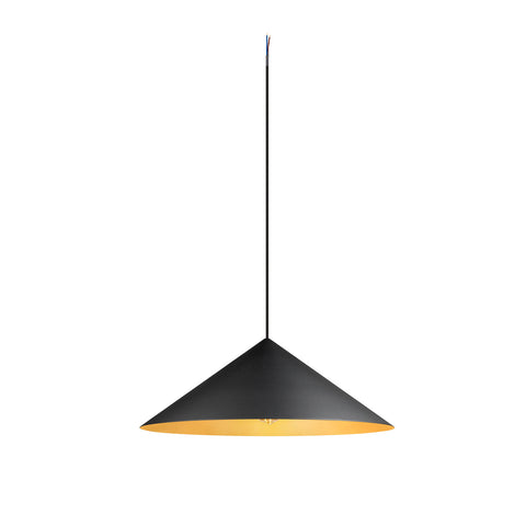 Lampa suspendata MAGICO 55 E27 1x max. 10W negru mat / auriu