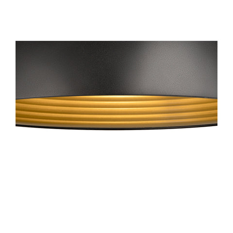 FORCHINI M 40 E27 max. 1x 40W negru mat / auriu mat