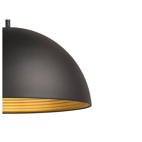 FORCHINI M 50 E27 max. 1x 40W negru mat / auriu mat
