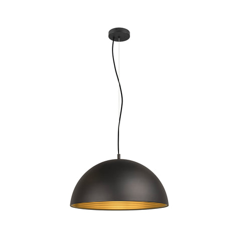 FORCHINI M 50 E27 max. 1x 40W negru mat / auriu mat