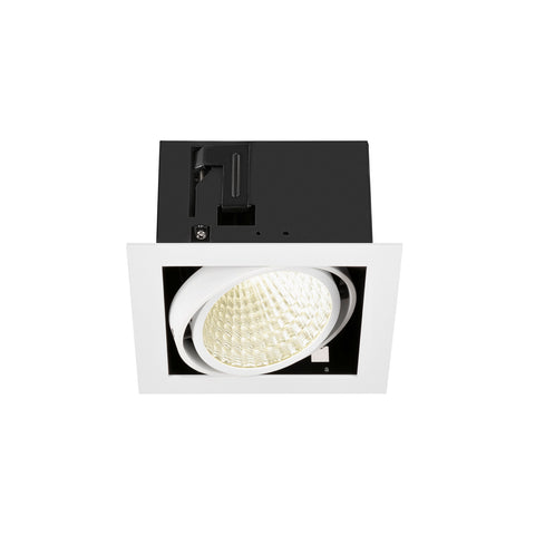 KADUX Plafoniera încasabilă single 4K DALI Touch 30° alb