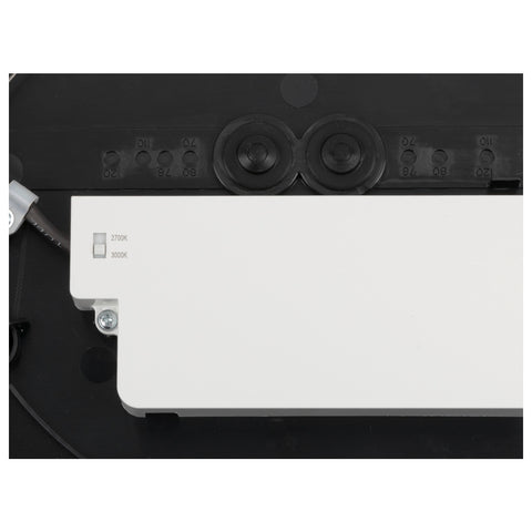 DECONA rotund 2700/3000K 18W FAZA negru