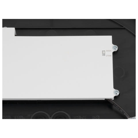 DECONA rotund 2700/3000K 23W FAZA negru
