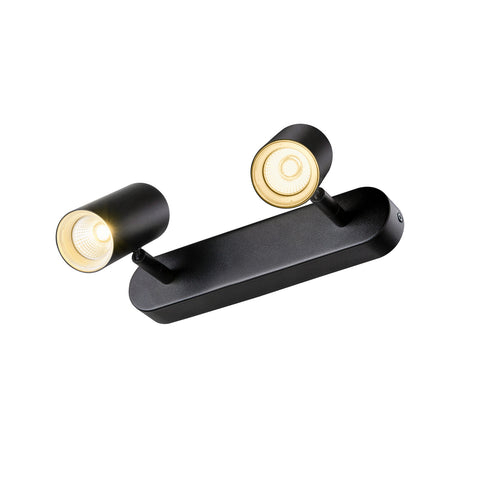 NOBLO dublu rotund 2000-3000K 15W Dim-to-Warm Fază 36° bl