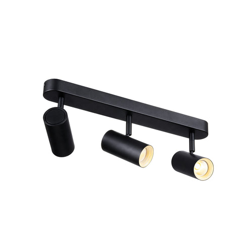 NOBLO triplu rotund 3000K 19W FAZA 32° negru