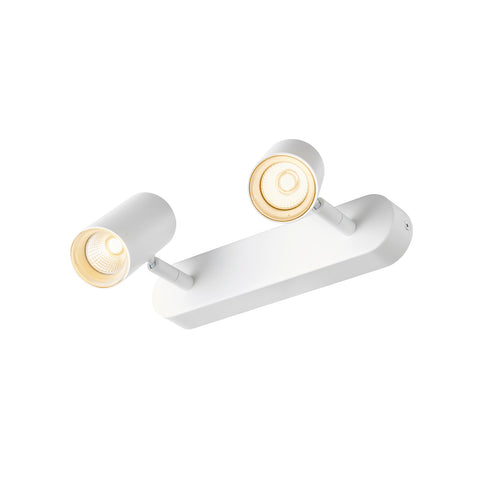 NOBLO dublu rotund 2700K 12W FAZ 32° alb
