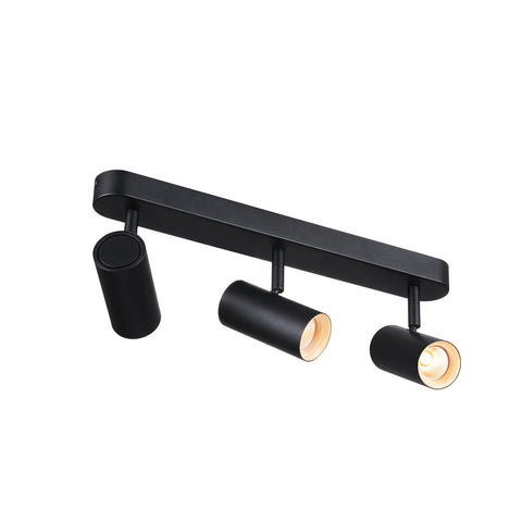 NOBLO triplu rotund 2700K 19W FAZA 32° negru