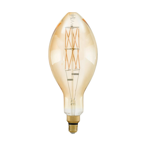 LM-E27-LED BIG SIZE FILAMENT GIANT E140 8W/806Lm AMBER 2100K
