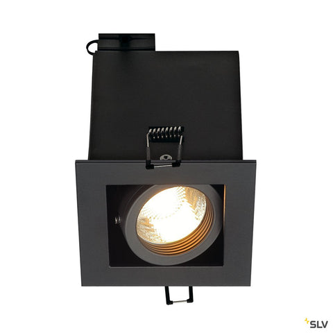 KADUX 1 GU10 joslight, patratnegru mat, max. 50W