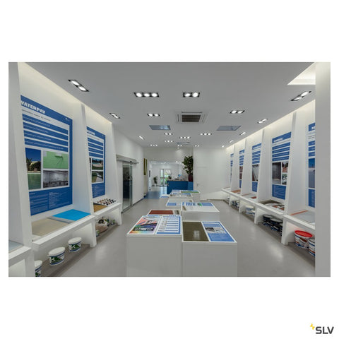 KADUX 2 ES111, patrat, albalb mat, max. 2x50W