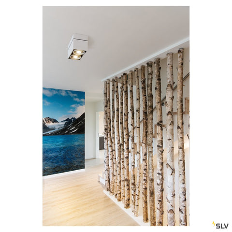 KARDAMOD -Aplica patrat ES111 DOUBLE,rectangular, alb ,2x75W