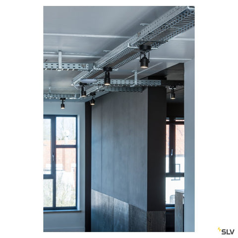 SPOT 79 GU10, negru, cu capac