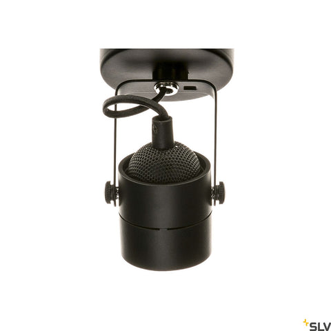 SPOT 79 GU10, negru, cu capac