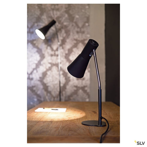 Tromp lampa de podea,negru, E2