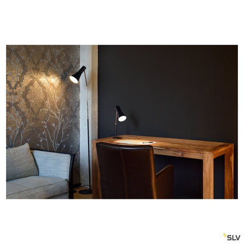 Tromp lampa de podea,negru, E2