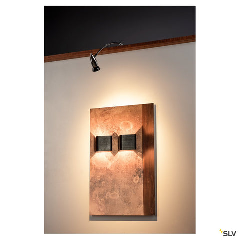 Display lampă GU10, crom
