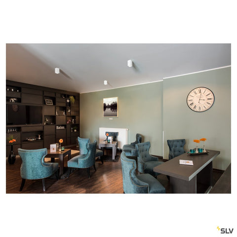 PLASTRA, CL-1, pătrat, ghips alb, GU10, max. 35W