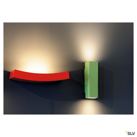 Aplică  GL 102 CURVE, gips alb, R7s 78mm, max. 100W