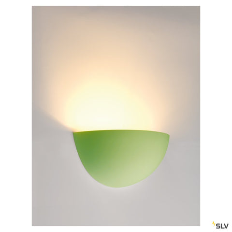 Aplica, GL 101 E14, semirotund, alb plaster, max. 40W