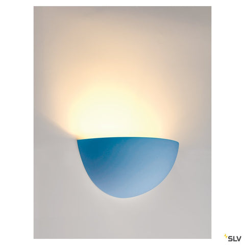 Aplica, GL 101 E14, semirotund, alb plaster, max. 40W